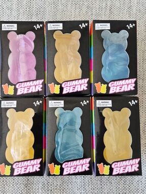 Bundle Of 6 Gummy Bear Squishys